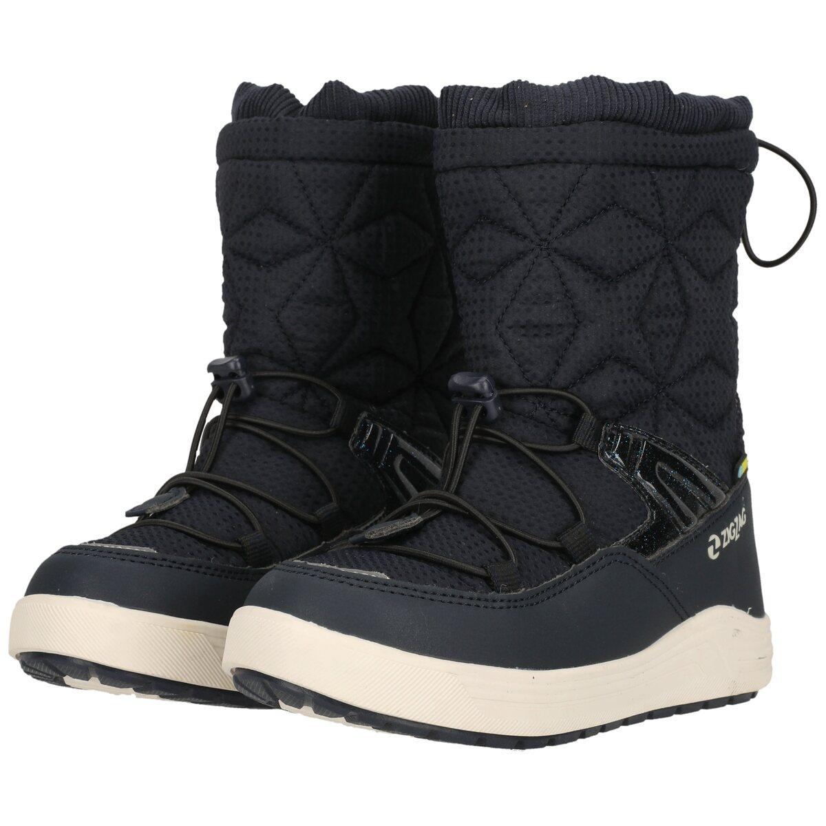 ZigZag Bahill WP Velcro Vinterstøvler Børn Dress Blues