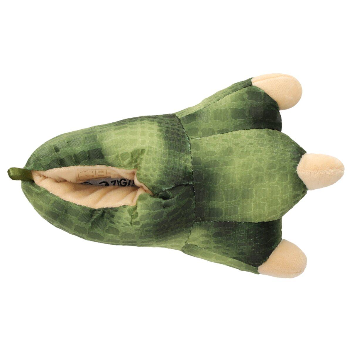 ZigZag Teddie Hjemmesko Børn Hunter Green