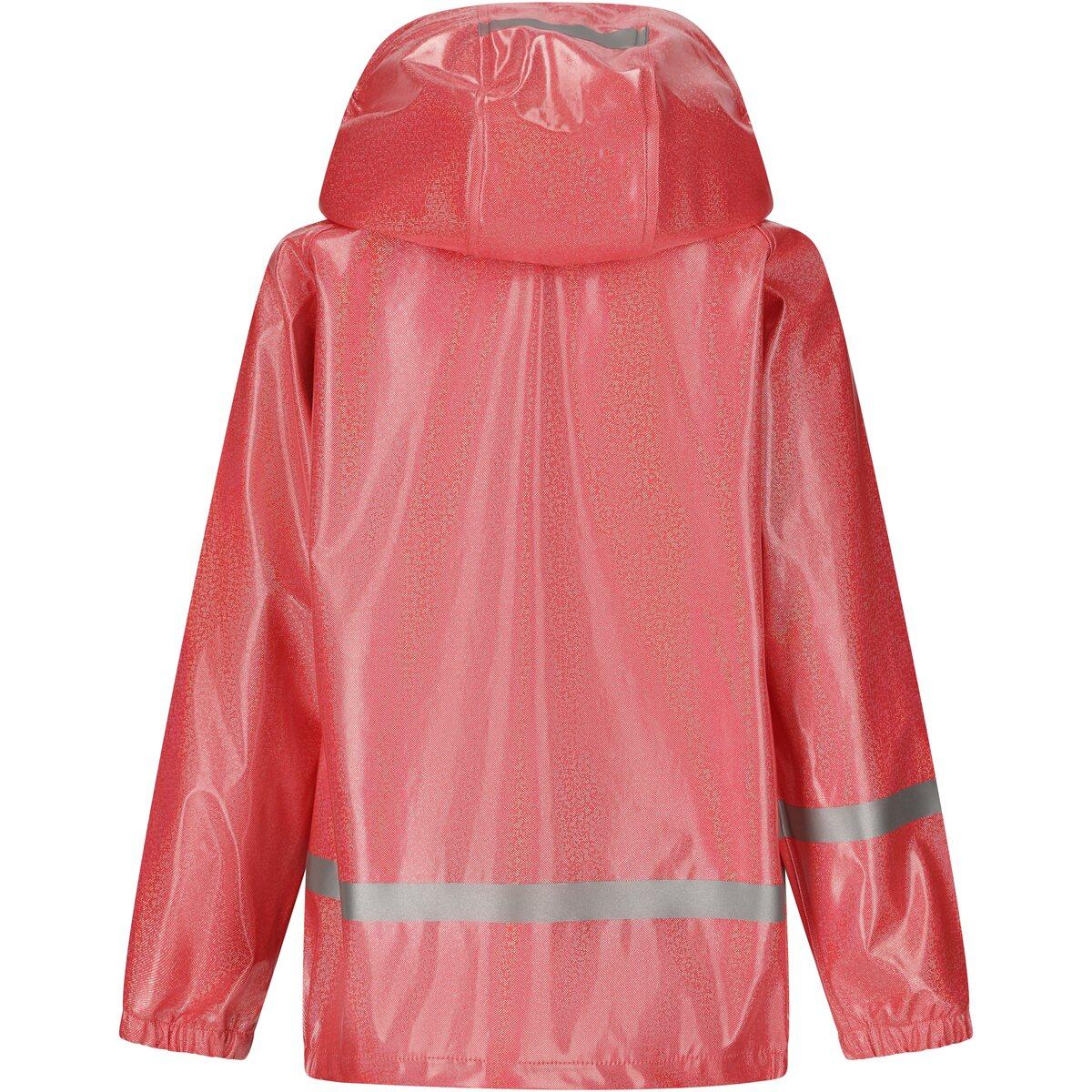 ZigZag Sylvia Glitter PU Regnsæt Børn Diva Pink
