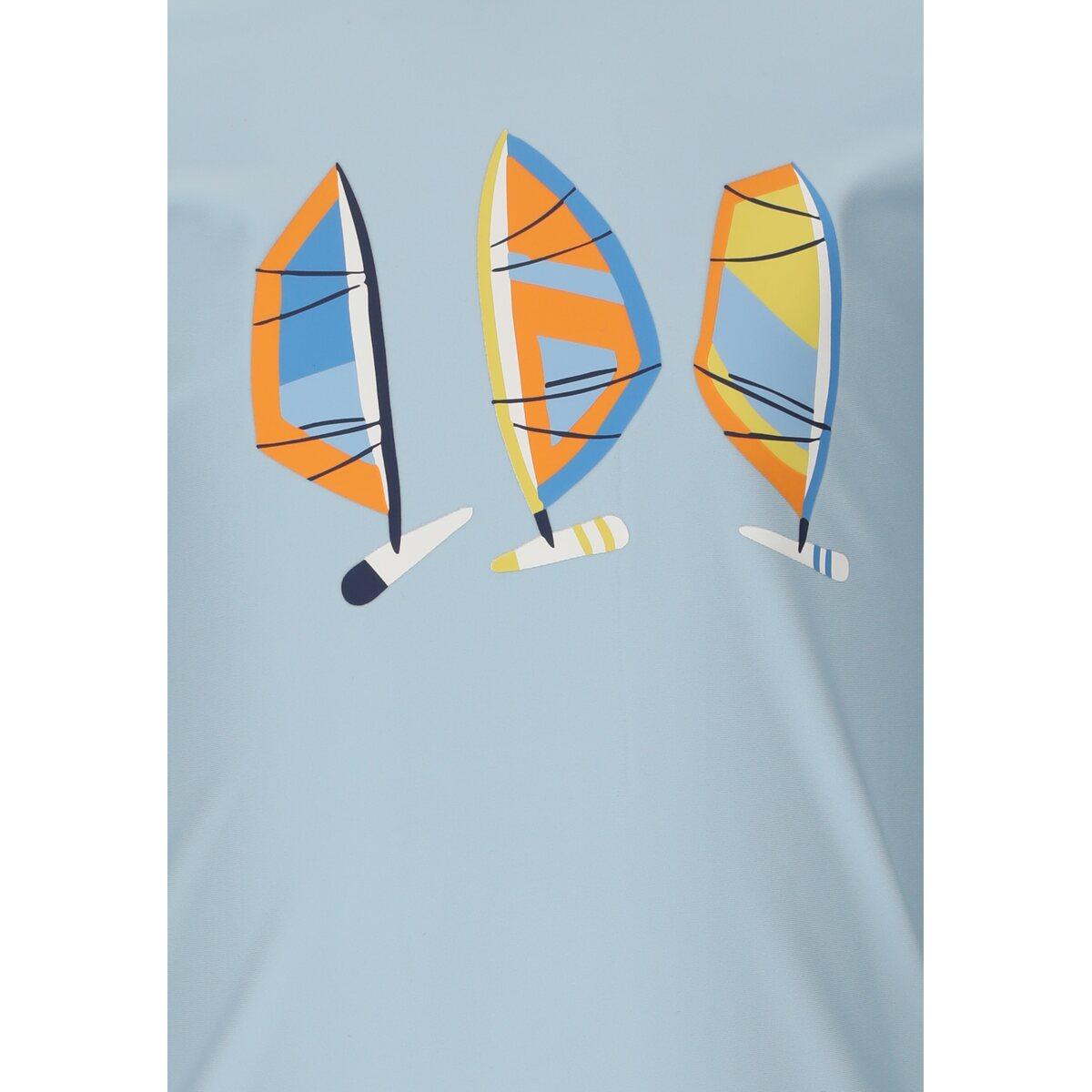 ZigZag Lassu UV Langærmet T-shirt Børn Cerulean