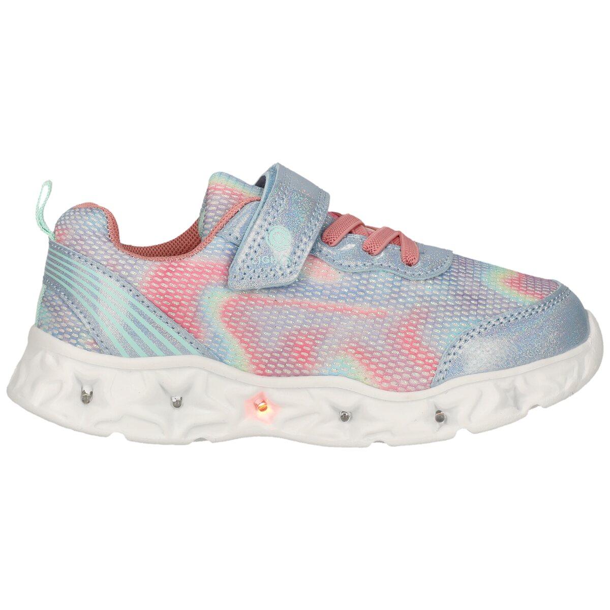ZigZag Hellin Velcro Sneakers M/Lys Børn Blue Heron