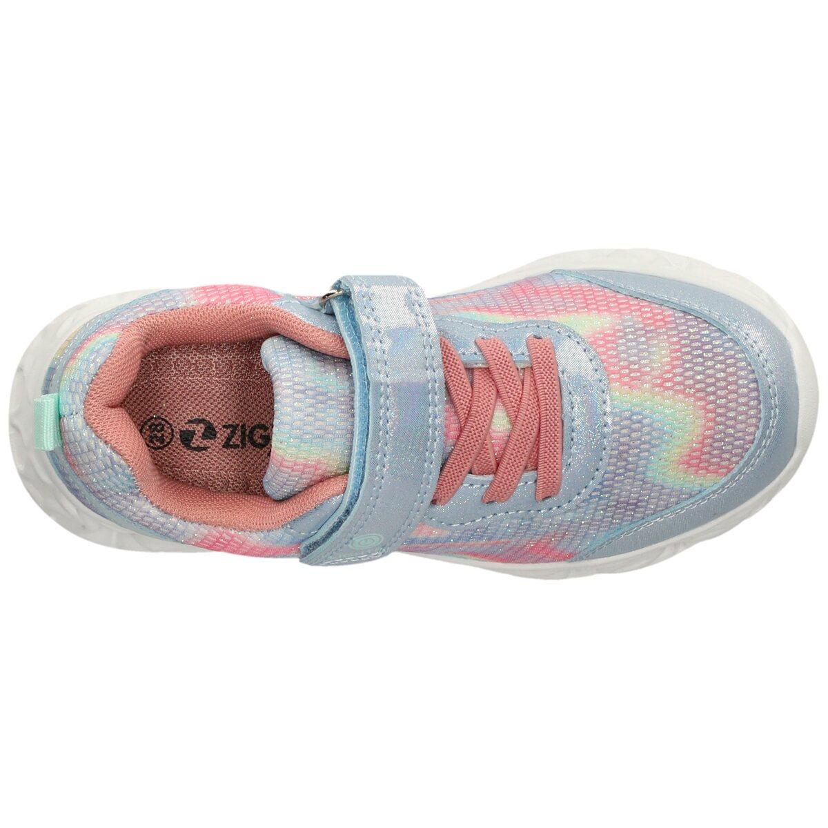 ZigZag Hellin Velcro Sneakers M/Lys Børn Blue Heron