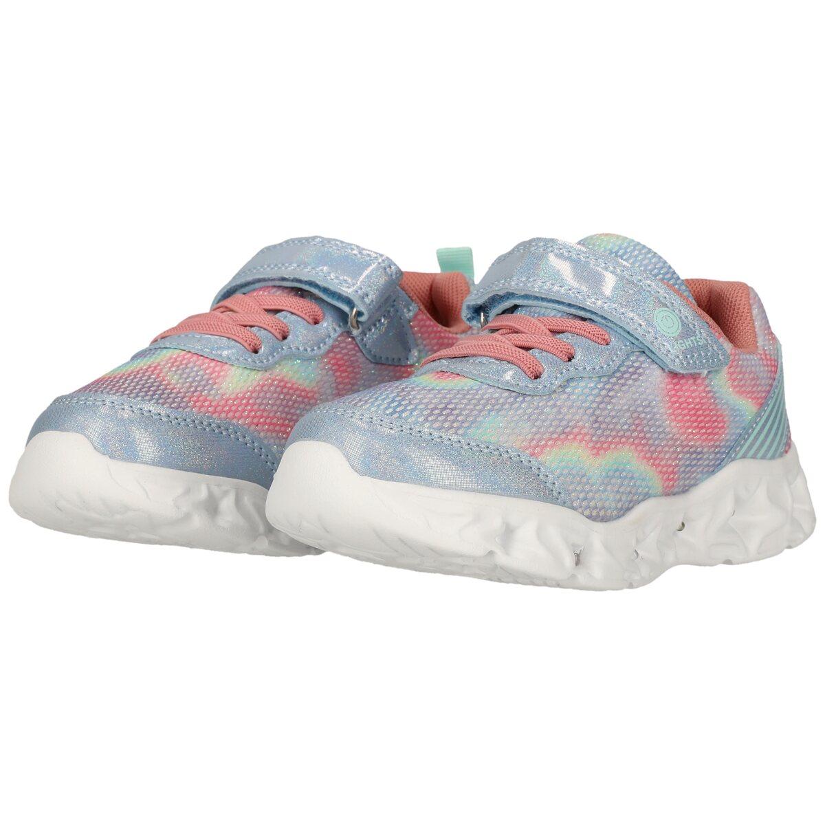 ZigZag Hellin Velcro Sneakers M/Lys Børn Blue Heron