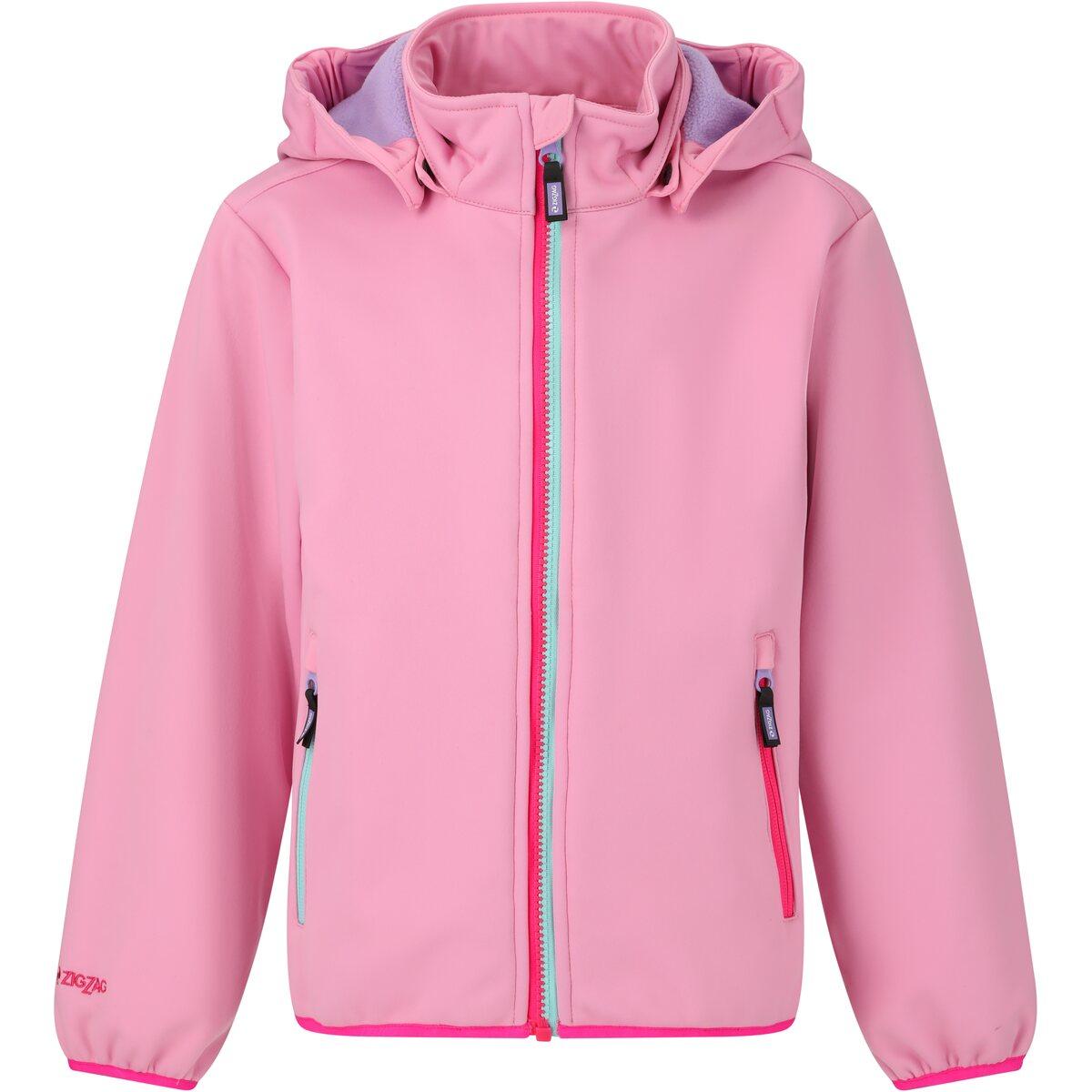 ZigZag Rockhill Softshell Jakke Børn Begonia Pink