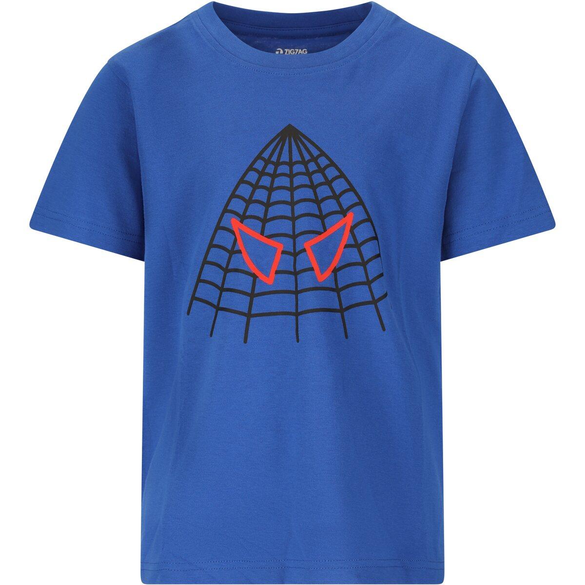 ZigZag Blue Web T-shirt Børn Olympian Blue