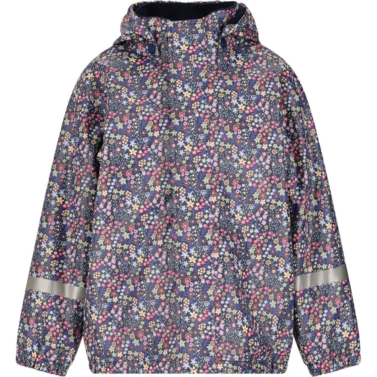 ZigZag Maren AOP Fleece PU Regnsæt Børn Multi/Navy