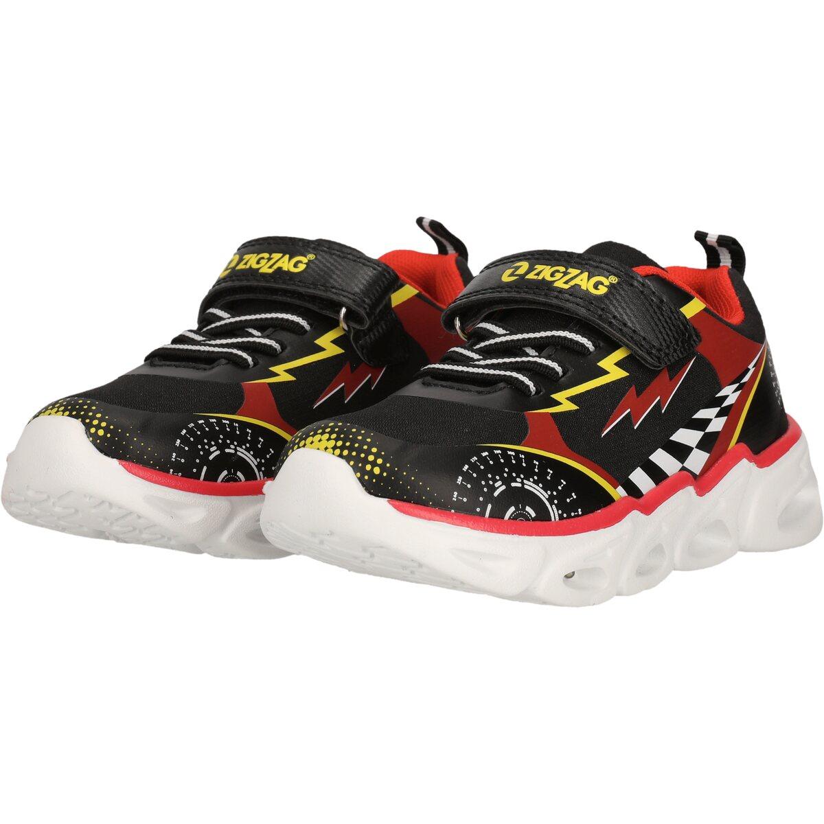 ZigZag Nimo Velcro Sneakers M/Lys Børn Racing Red