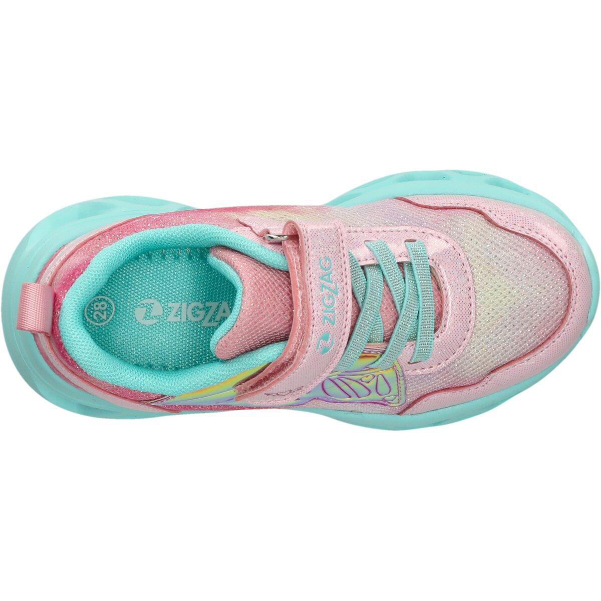 ZigZag Tiki Velcro Sneakers M/Lys Børn Peony
