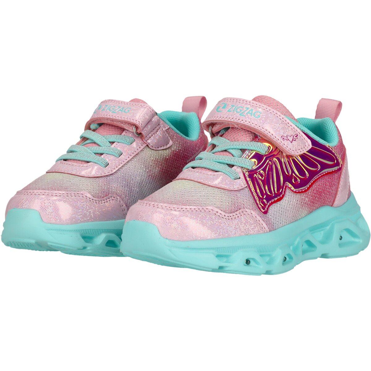 ZigZag Tiki Velcro Sneakers M/Lys Børn Peony