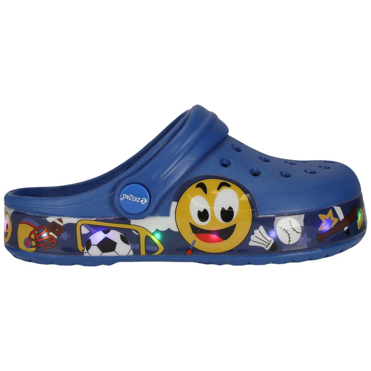 ZigZag Runix Clogs M/Lys Børn Olympian Blue