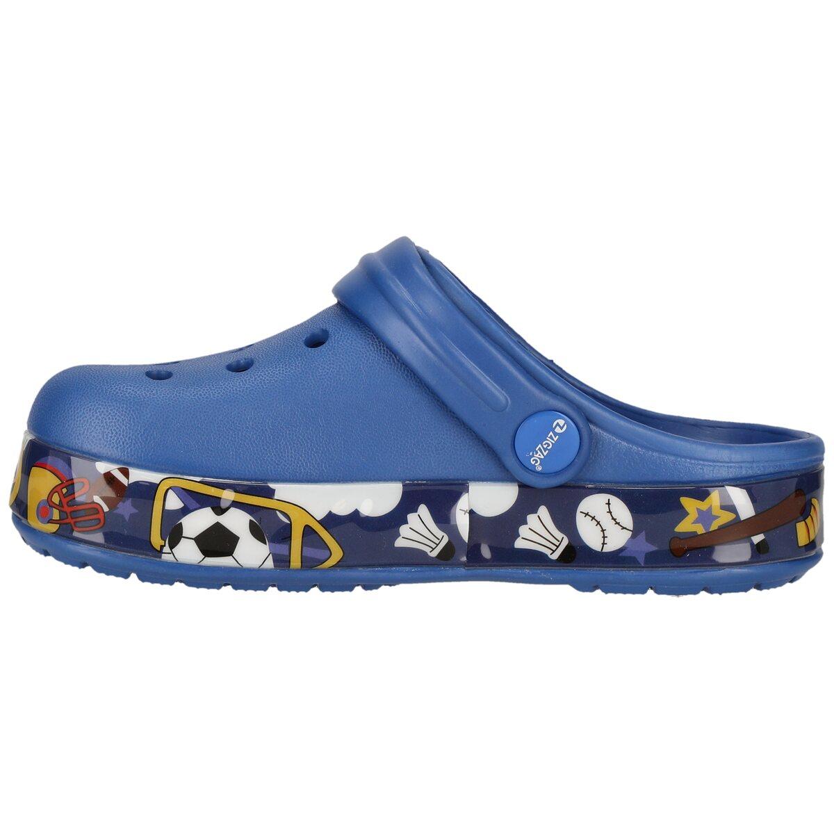 ZigZag Runix Clogs M/Lys Børn Olympian Blue