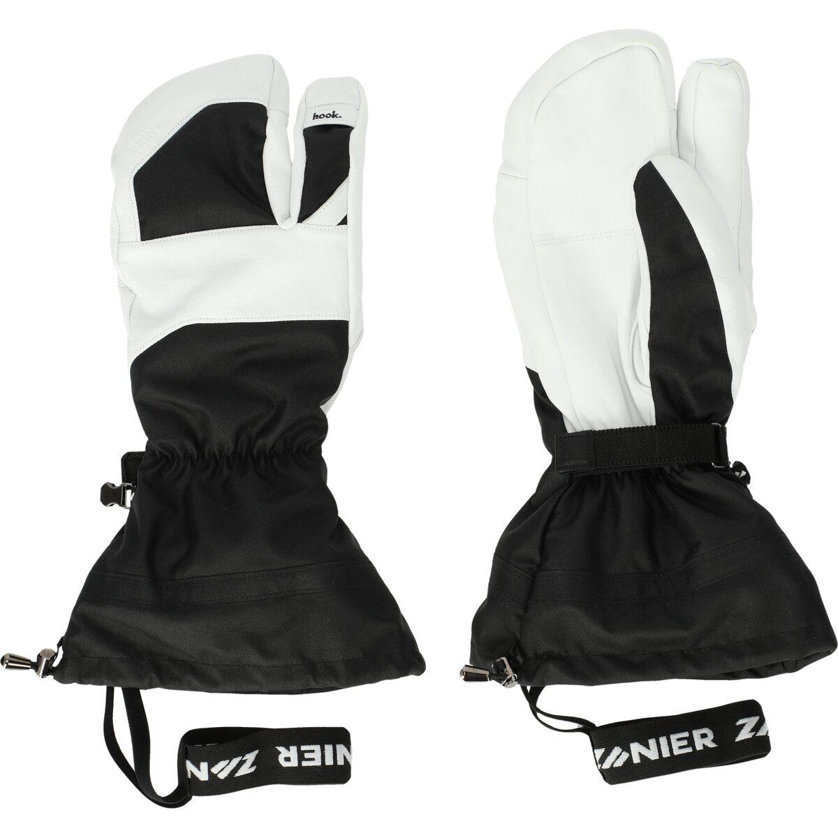 Zanier My Back Country Trigger 3-Finger Skihandsker Black/White