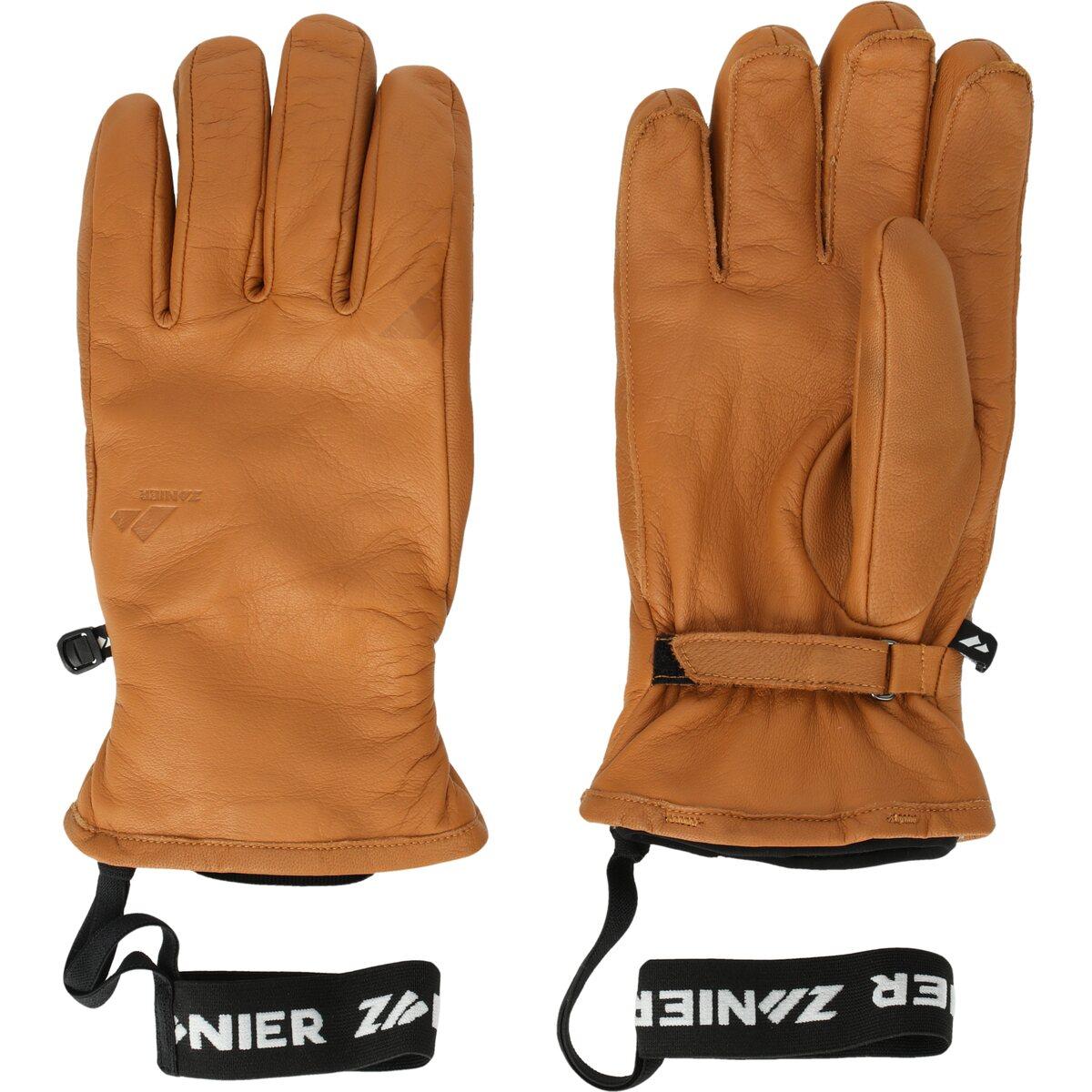 Zanier Versa Leather Skihansker Brown