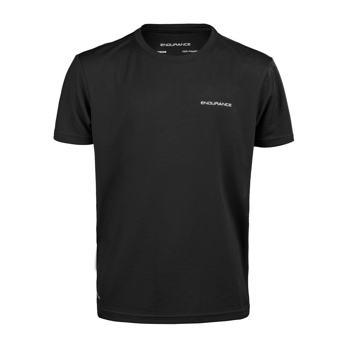 Endurance Vernon v2 Løpe T-skjorte Barn Black