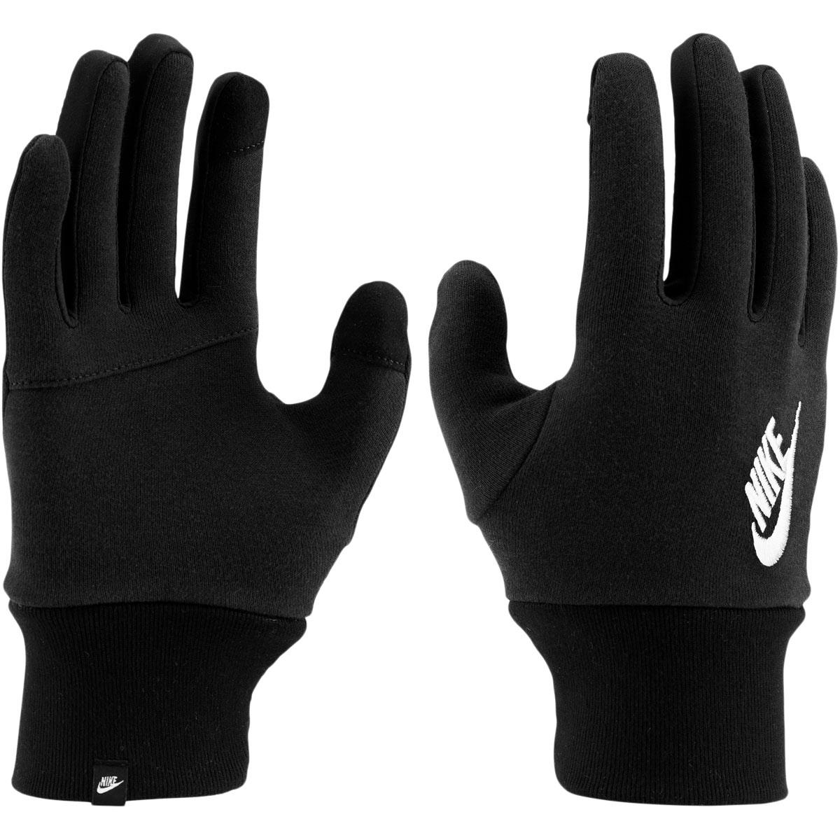 Nike Club Fleecehandsker Dame Black/White