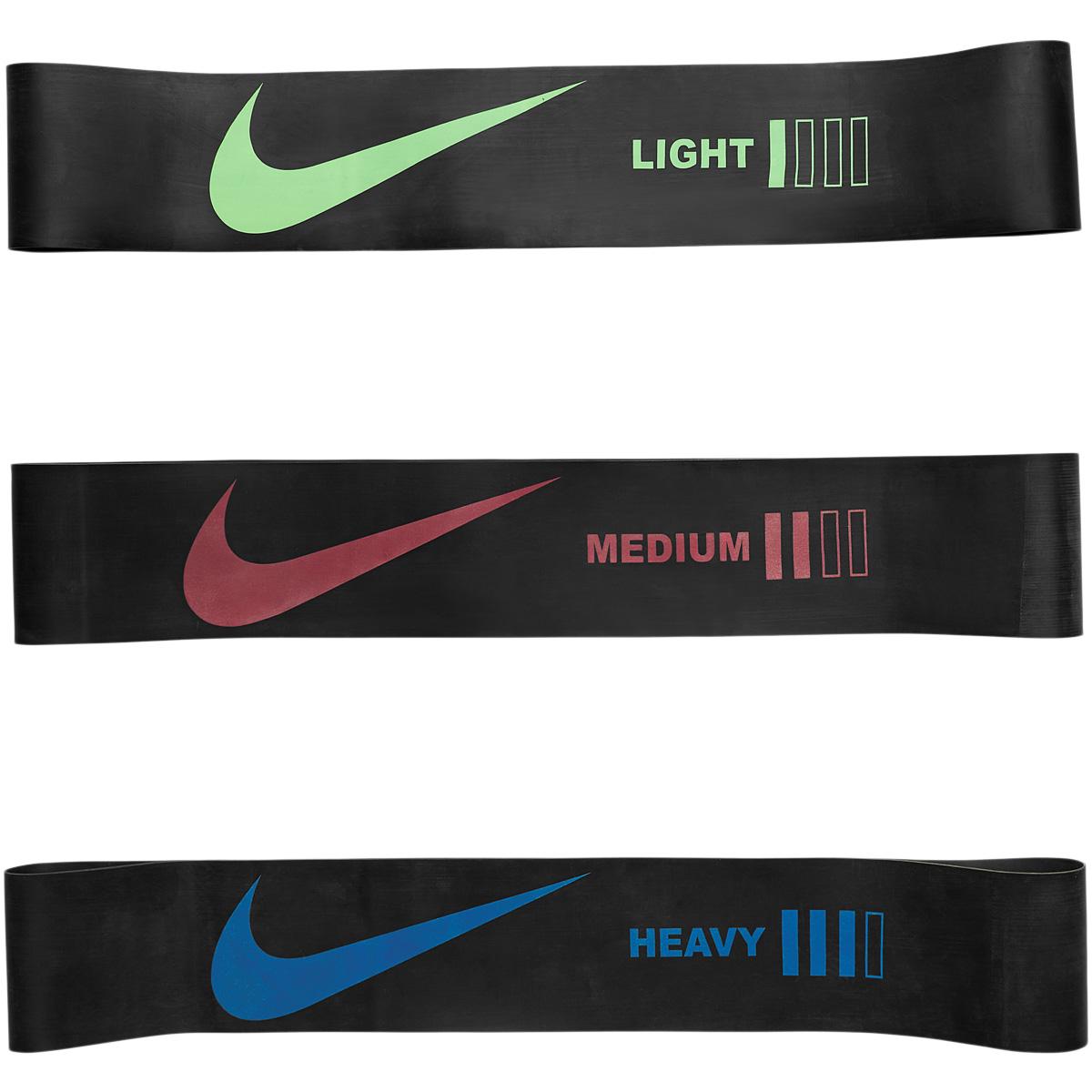 Nike Resistance Bands Mini 3-Pack Treningselastikksett BLACK/BLACK/BLACK