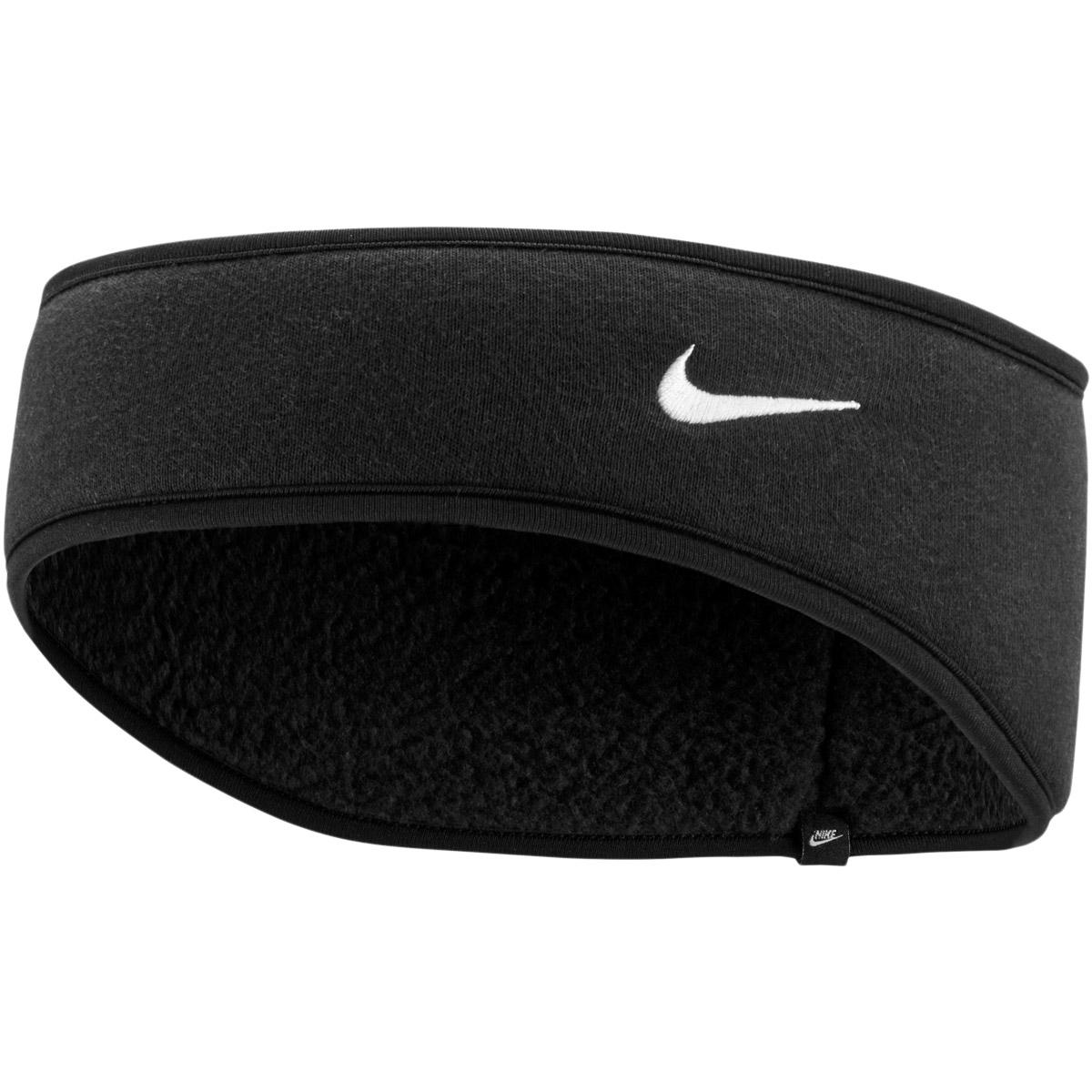 Nike Phoenix Pandebånd Dame Black/Black/White