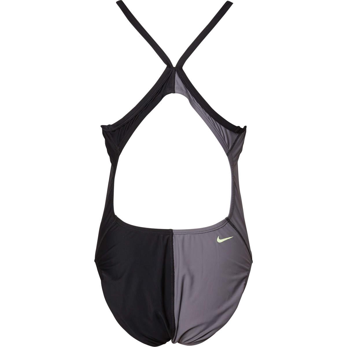 Nike Rift Racerback Badedragt Dame BLACK/SILVER