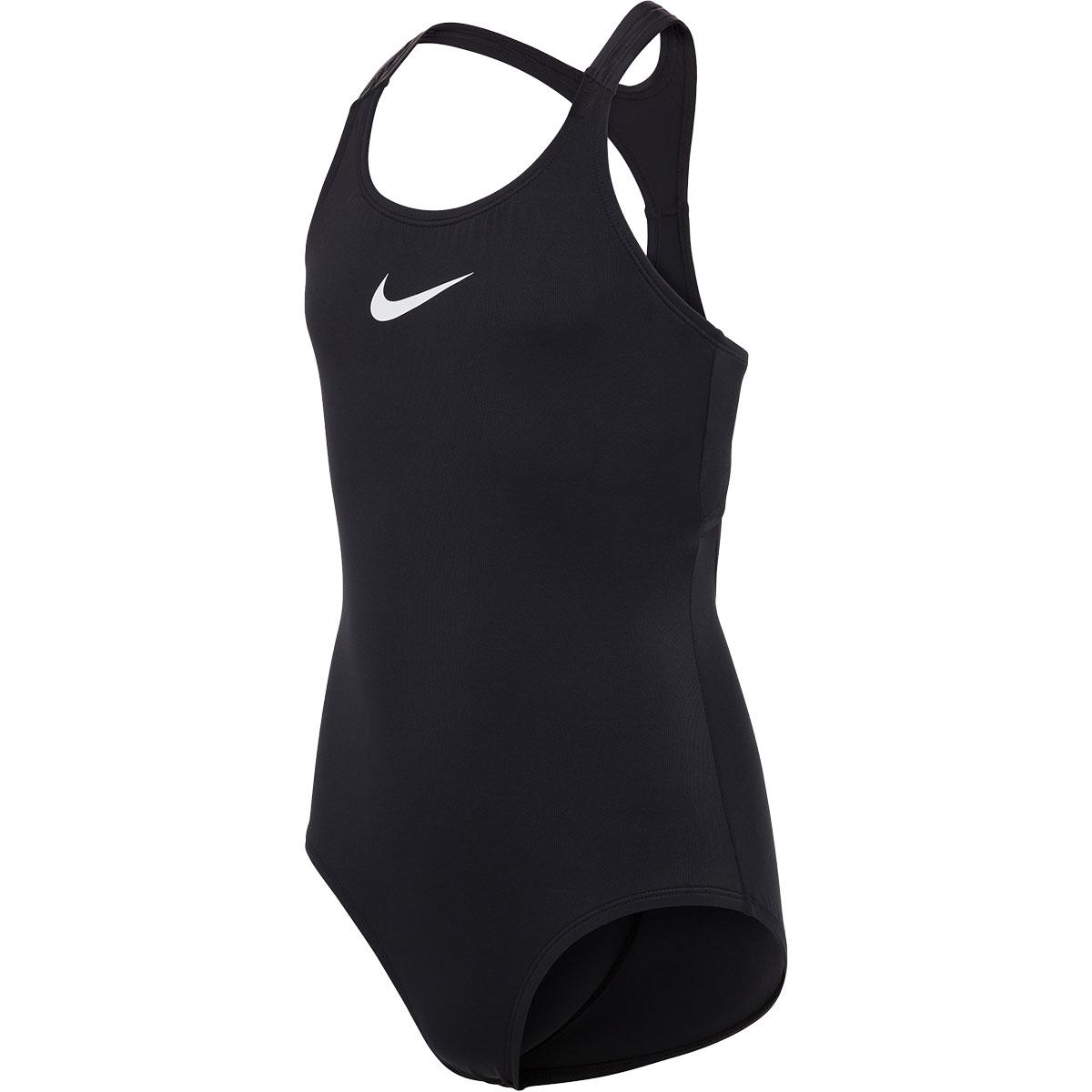 Nike Racerback Badedragt Børn BLACK/SILVER