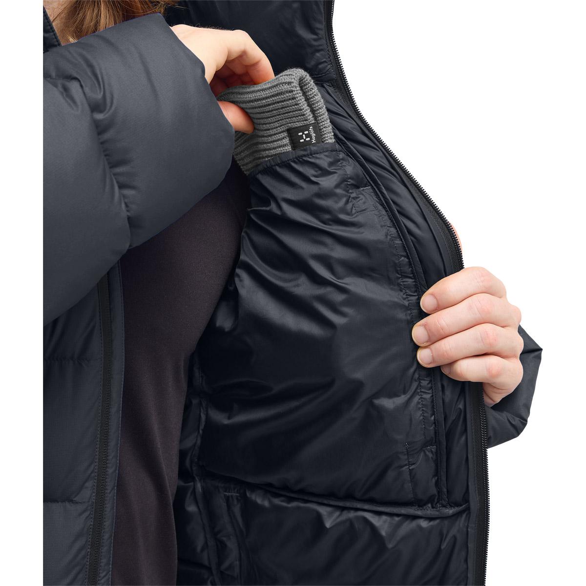 Haglöfs Rosson Hood Dunjakke Herre True Black