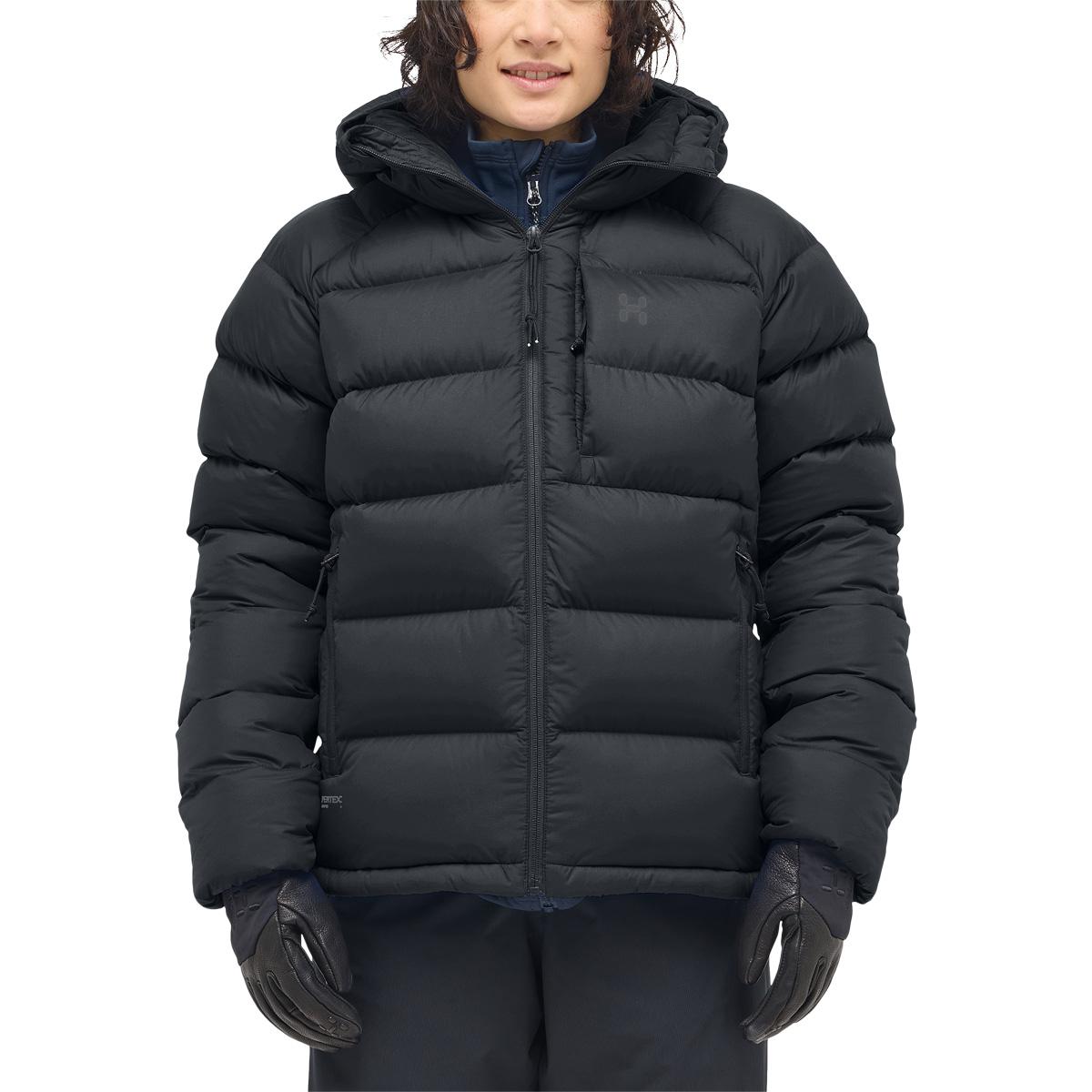Haglöfs Rosson Hood Dunjakke Dame True Black