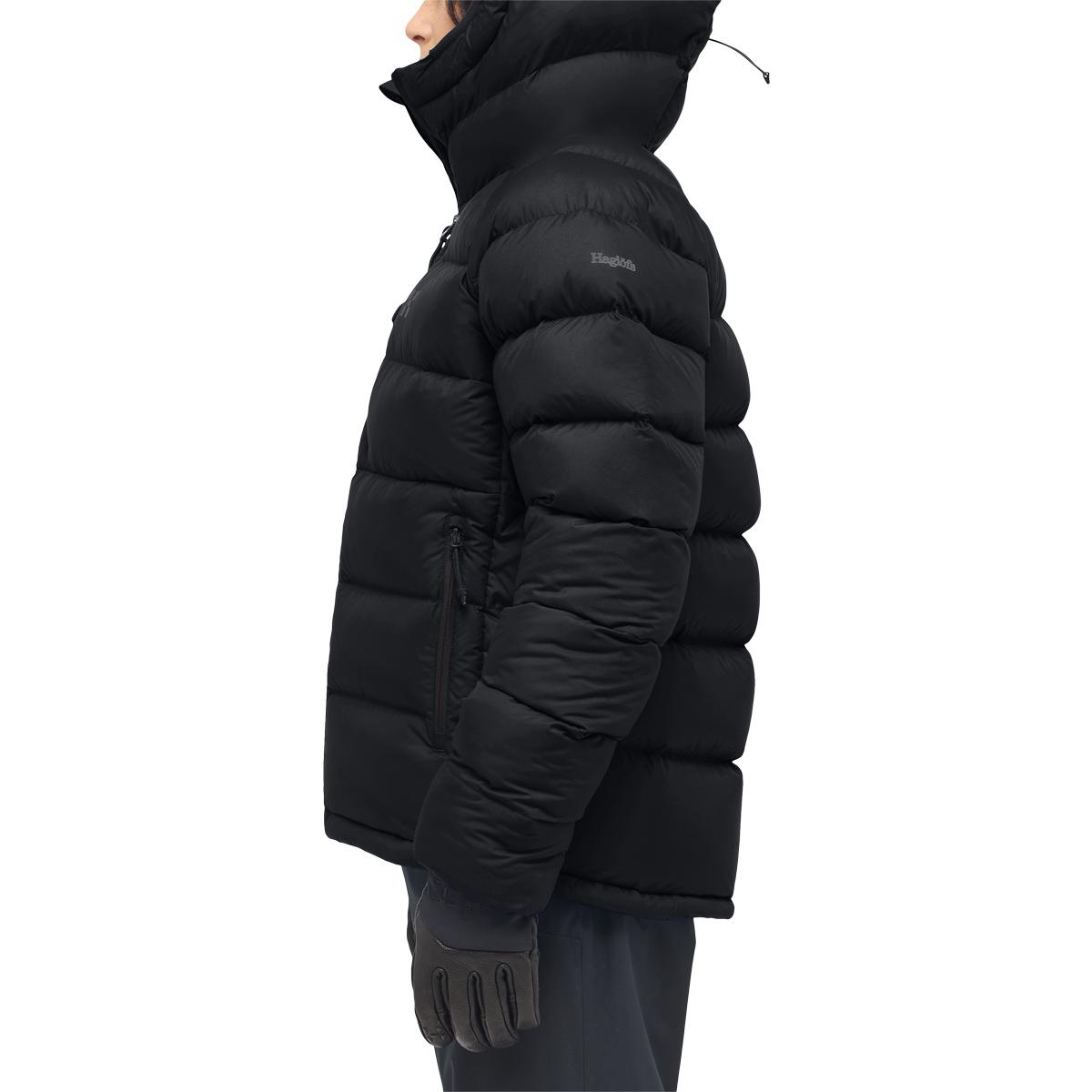 Haglöfs Rosson Hood Dunjakke Dame True Black