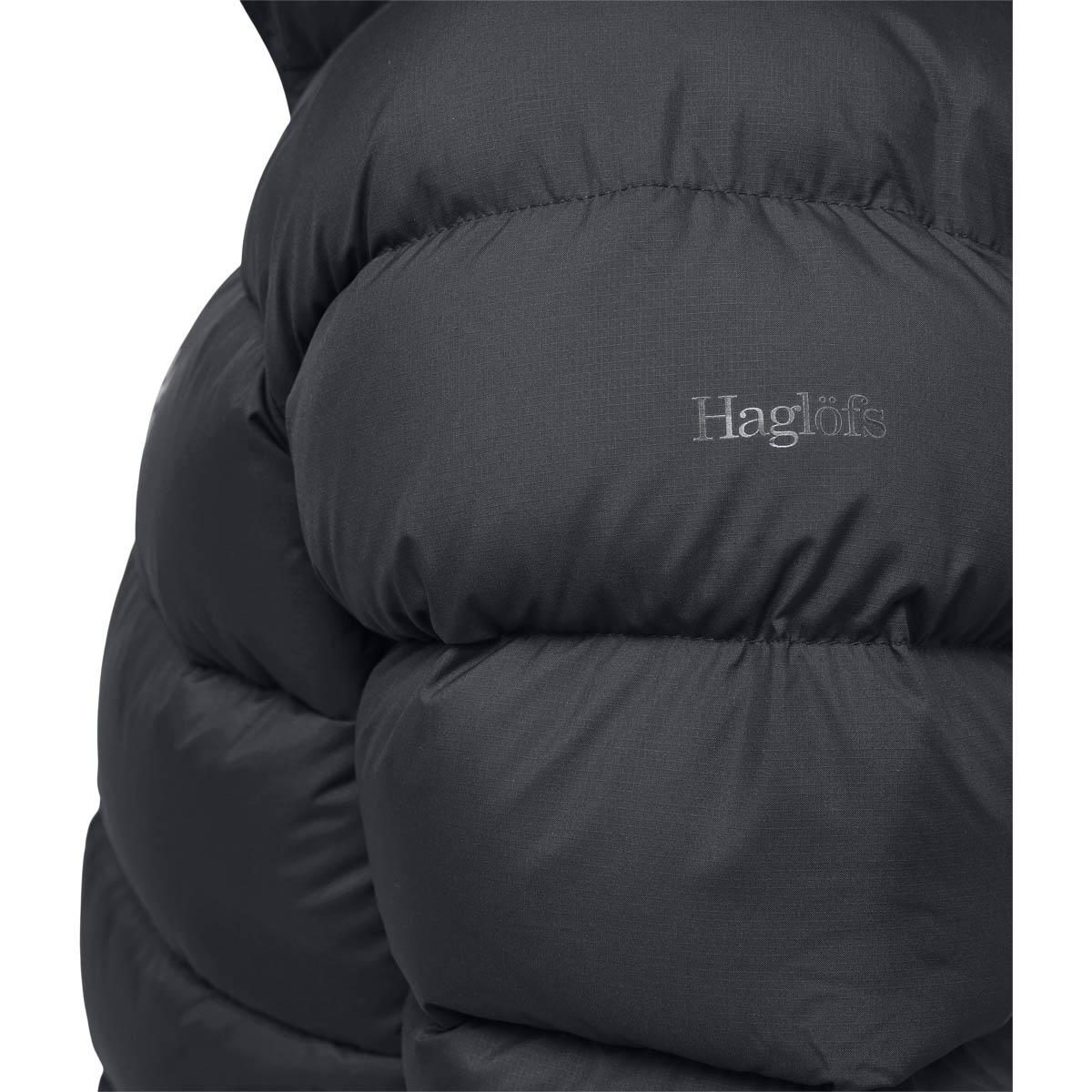 Haglöfs Rosson Hood Dunjakke Dame True Black
