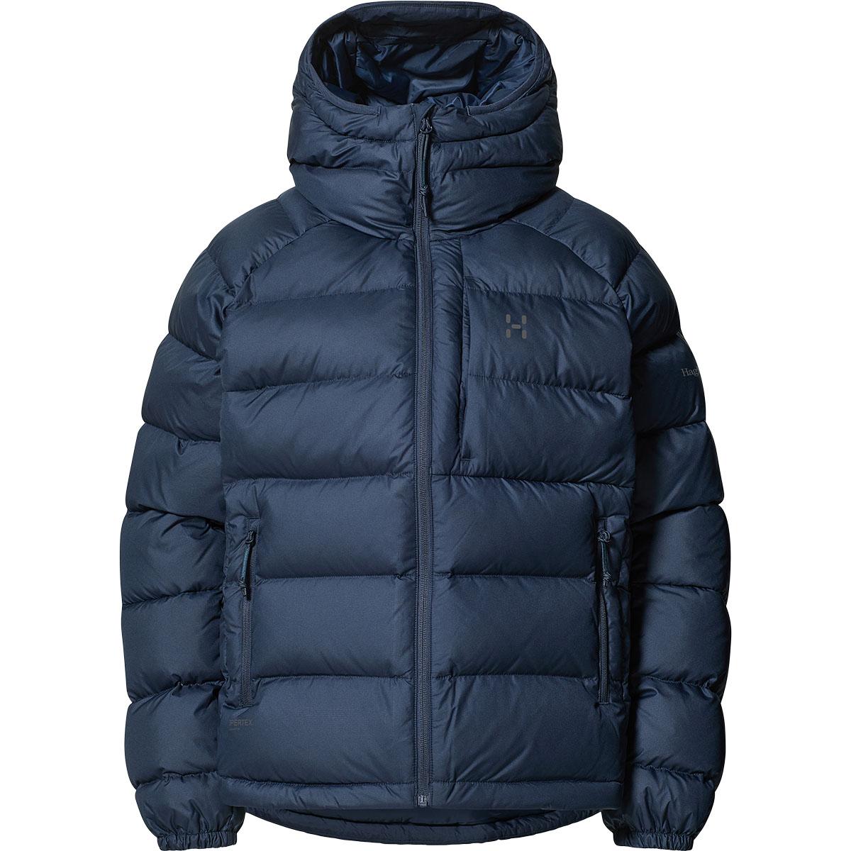 Haglöfs Rosson Hood Dunjakke Dame Tarn Blue