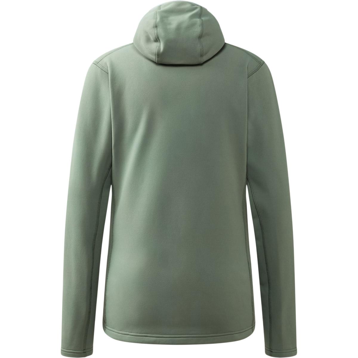 Haglöfs Rosson Hood Midlayer Trøye Dame Light Green
