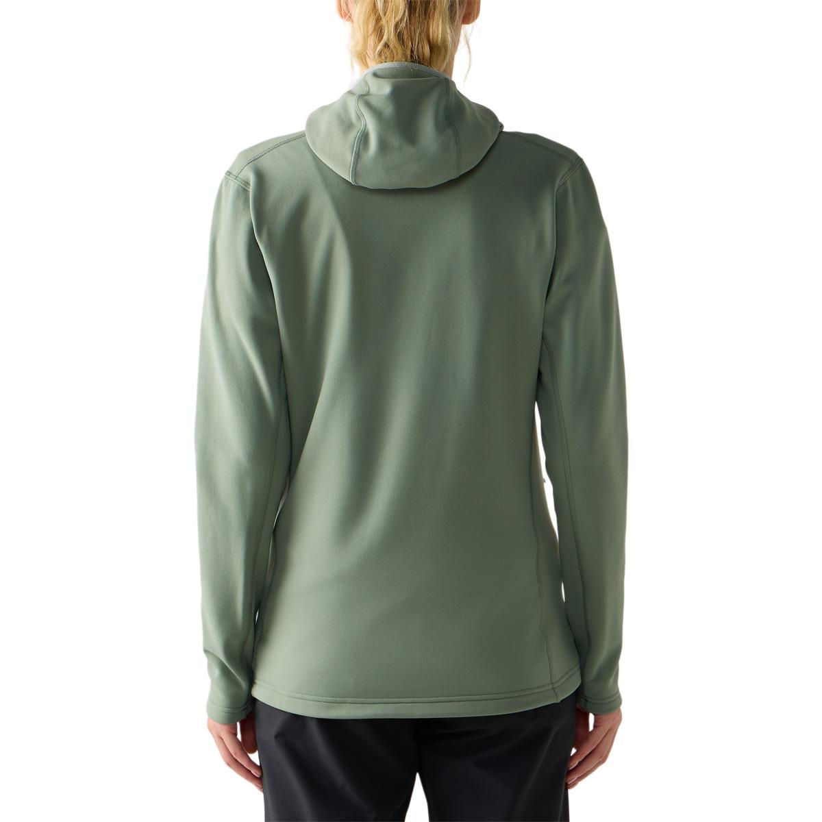 Haglöfs Rosson Hood Midlayer Trøye Dame Light Green