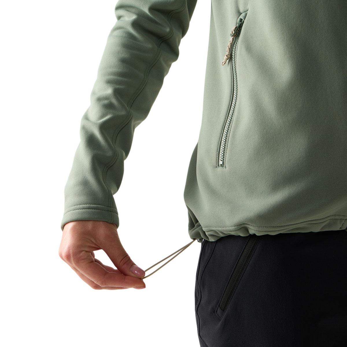 Haglöfs Rosson Hood Midlayer Trøye Dame Light Green