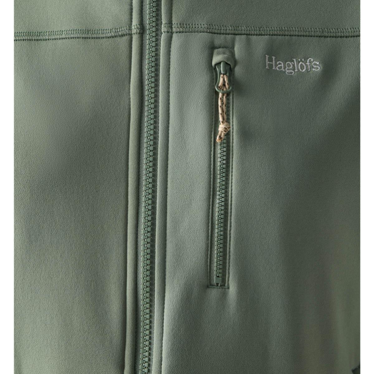 Haglöfs Rosson Hood Midlayer Trøye Dame Light Green