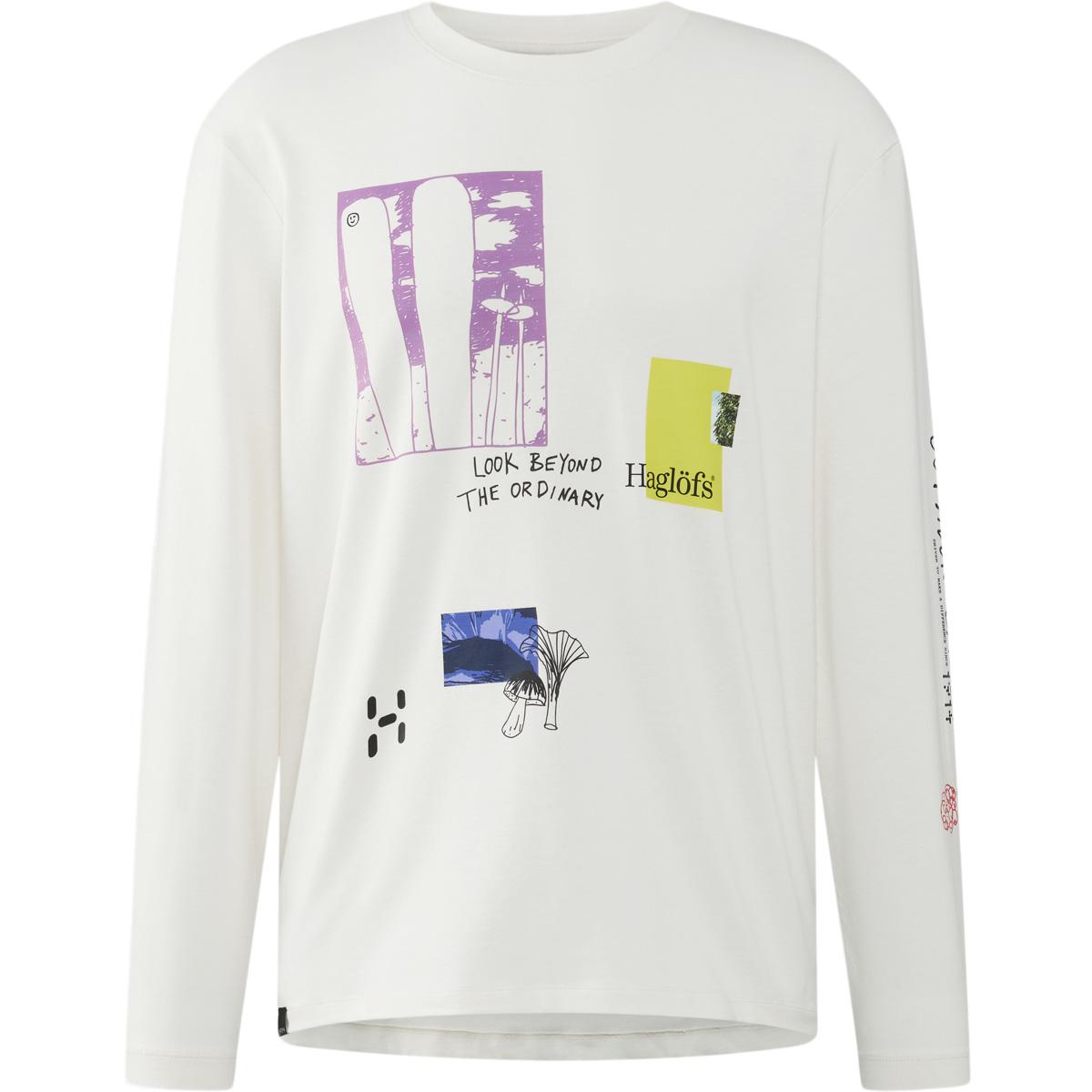 Haglöfs Langærmet T-shirt Herre Soft White 3