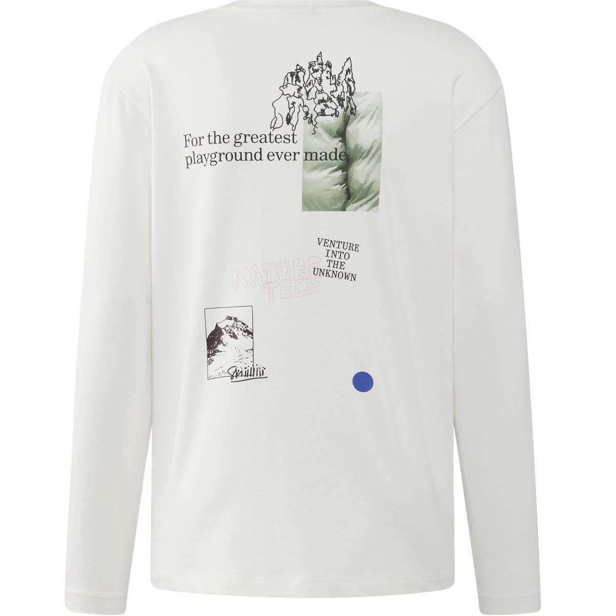 Haglöfs Langærmet T-shirt Herre Soft White 3