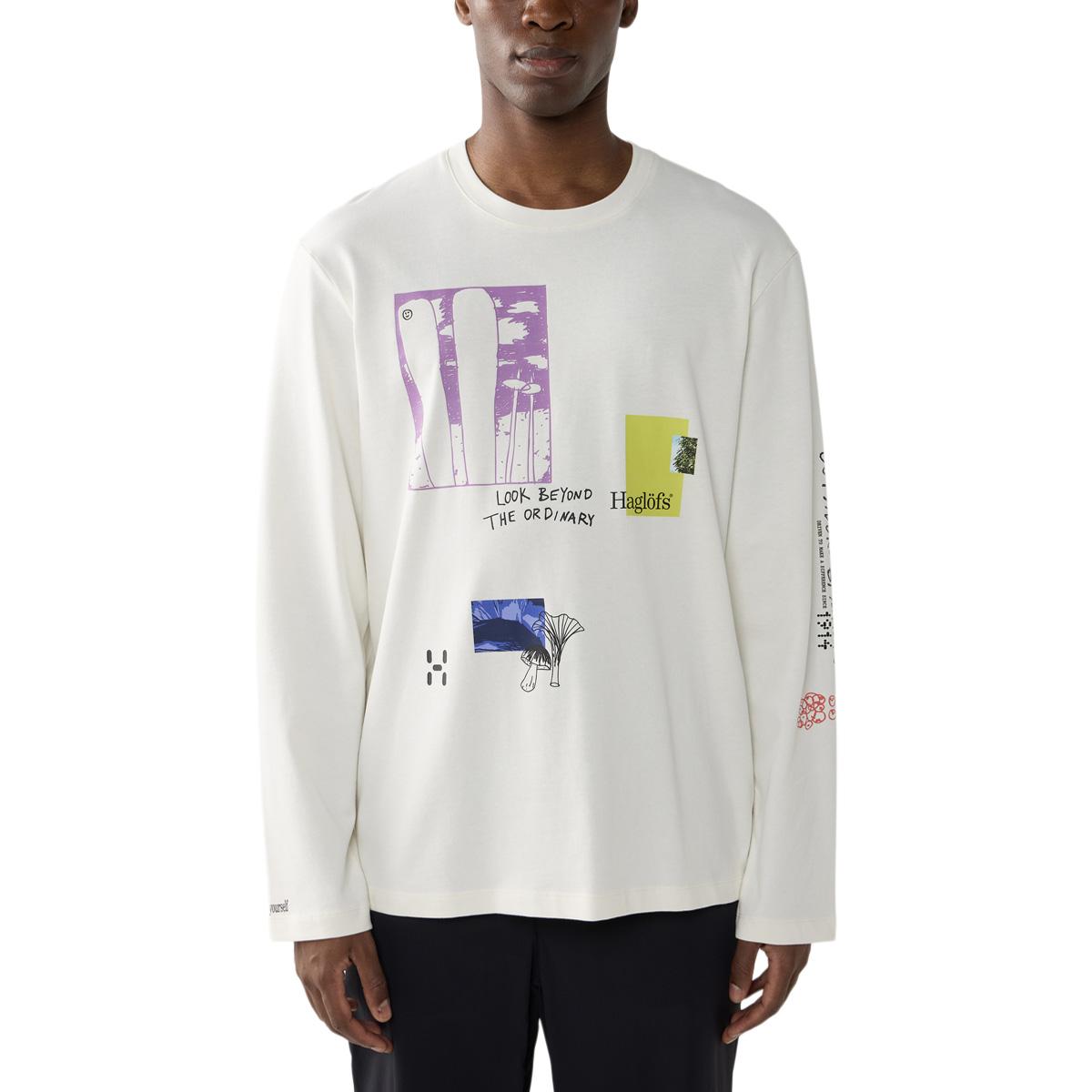 Haglöfs Langærmet T-shirt Herre Soft White 3