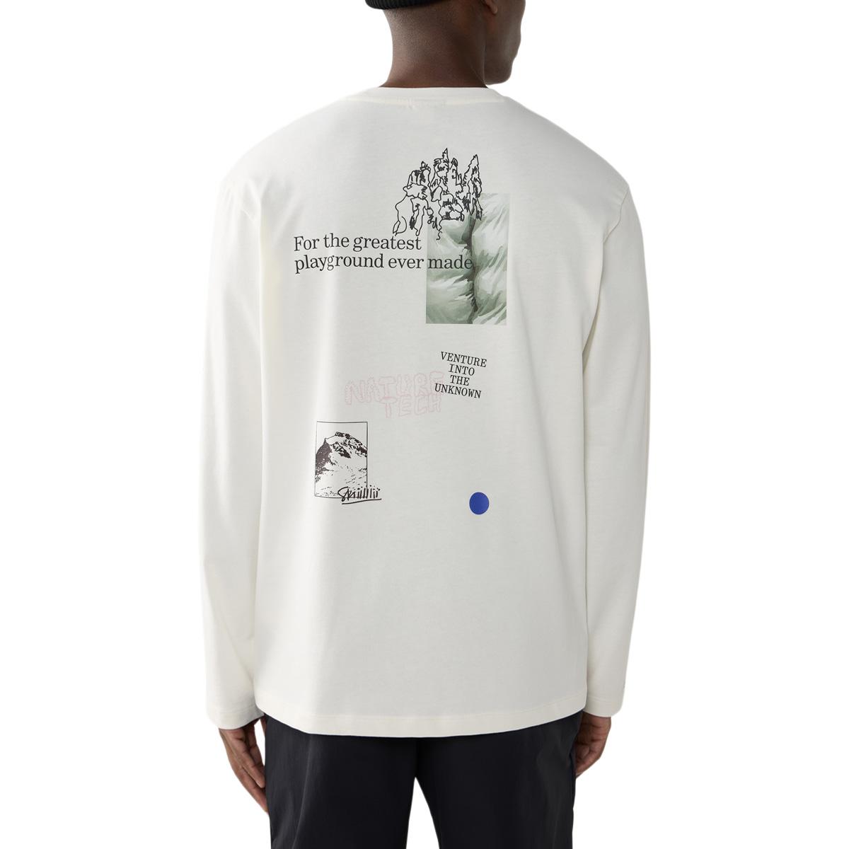 Haglöfs Langærmet T-shirt Herre Soft White 3