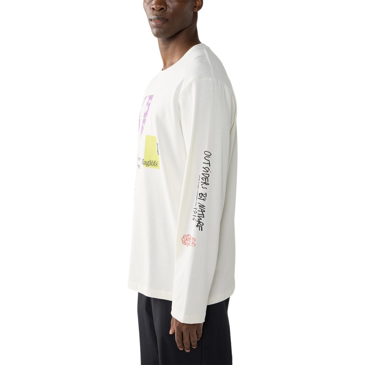 Haglöfs Langærmet T-shirt Herre Soft White 3