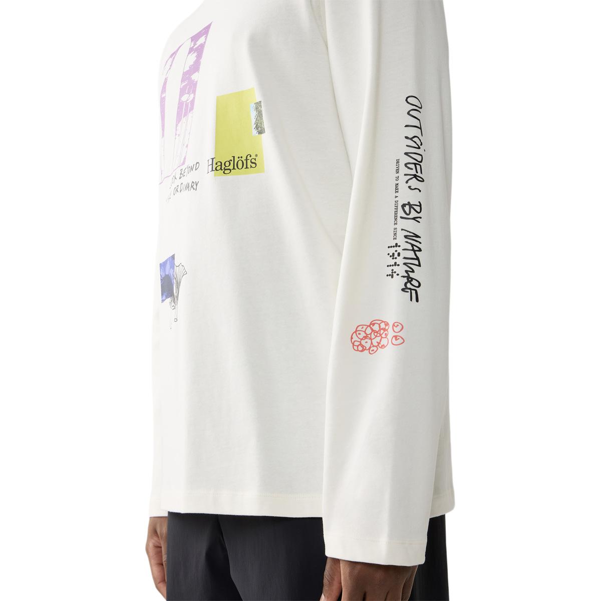 Haglöfs Langærmet T-shirt Herre Soft White 3