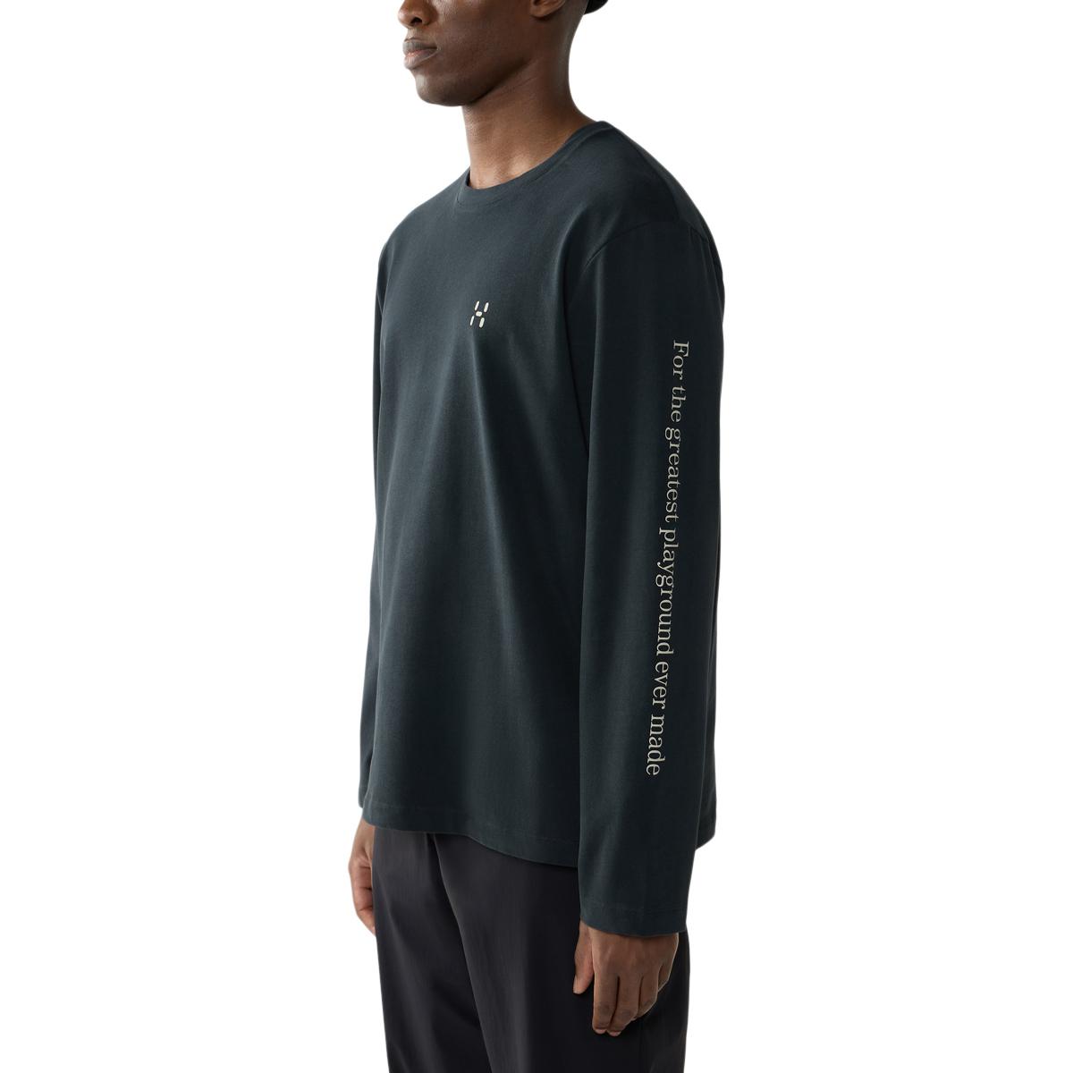 Haglöfs Langærmet T-shirt Herre Black
