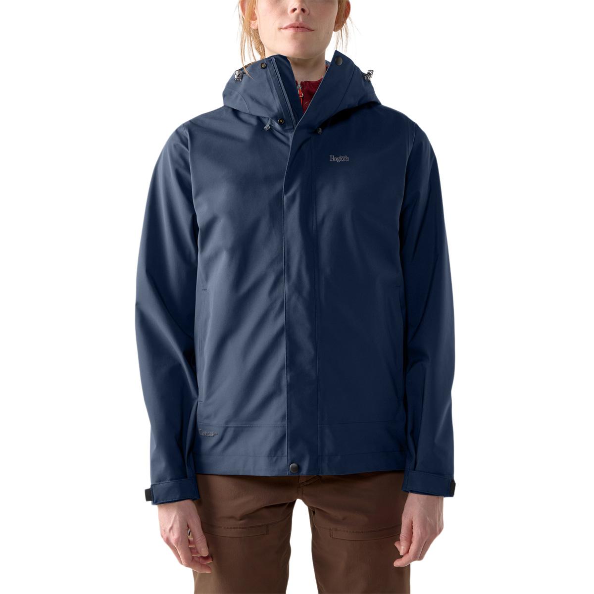 Haglöfs Breeze Proof Jakke Dame Tarn Blue