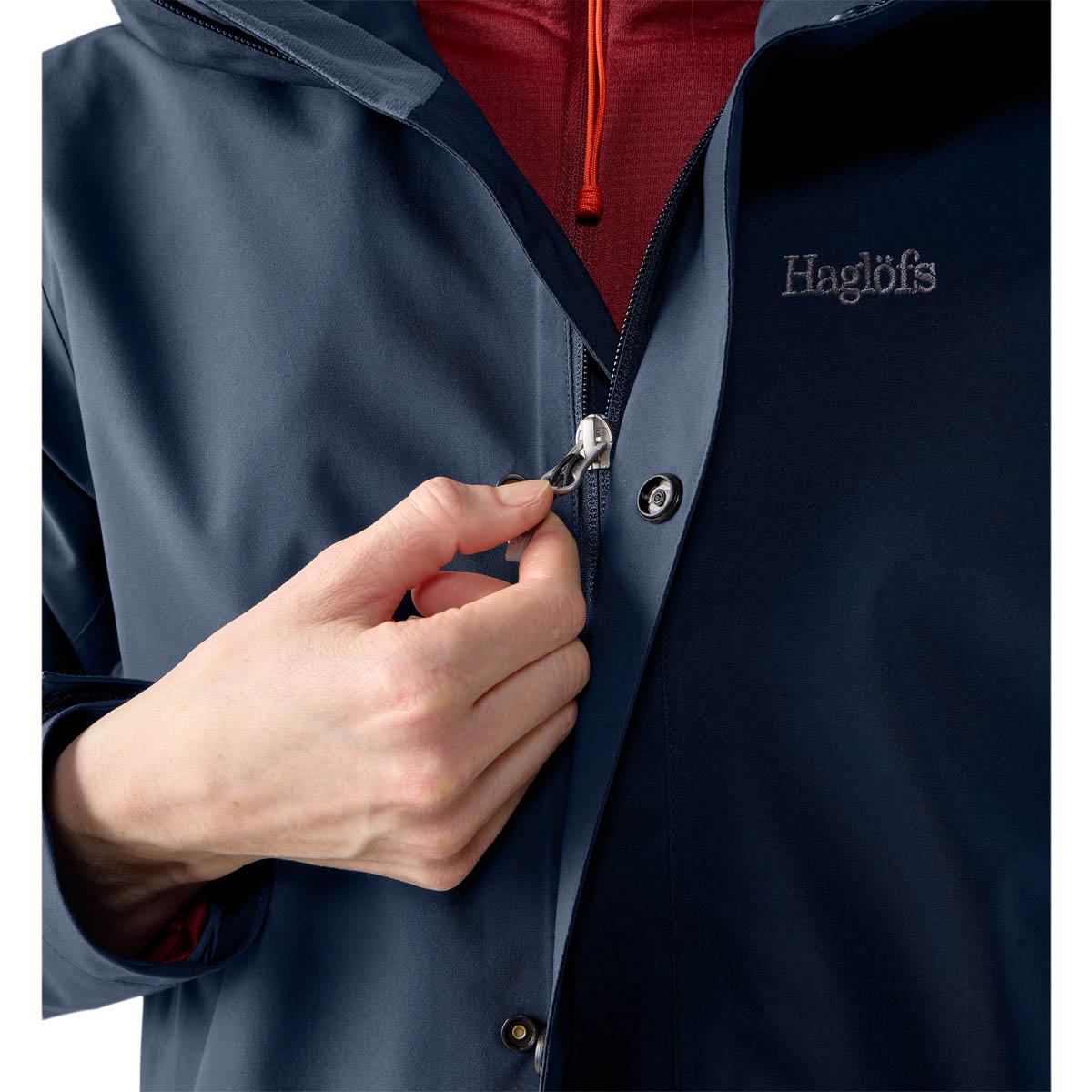 Haglöfs Breeze Proof Jakke Dame Tarn Blue