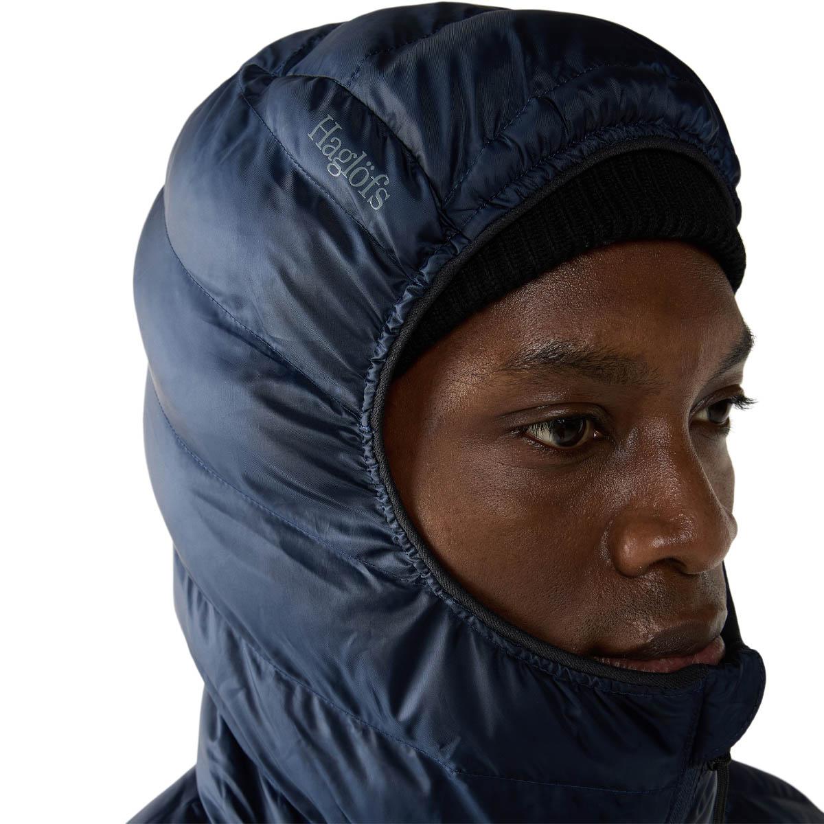 Haglöfs Särna Mimic II Hood Dynejakke Herre Tarn Blue