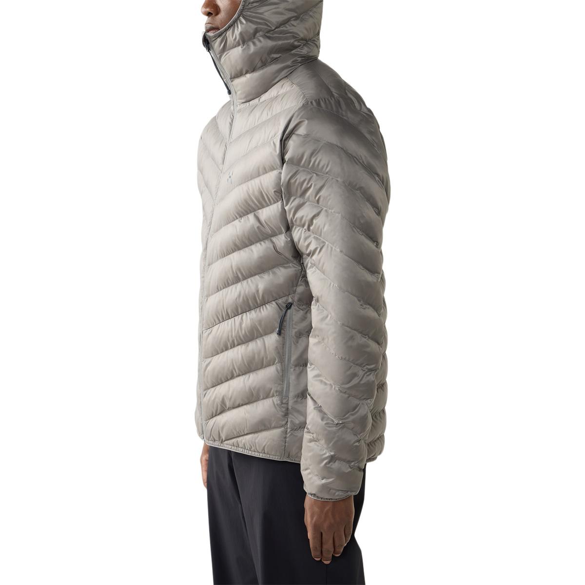 Haglöfs Särna Mimic II Hood Dunjakke Herre Stone Brick