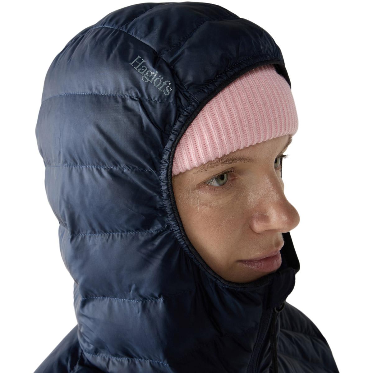 Haglöfs Särna Mimic II Hood Dunjakke Dame Tarn Blue