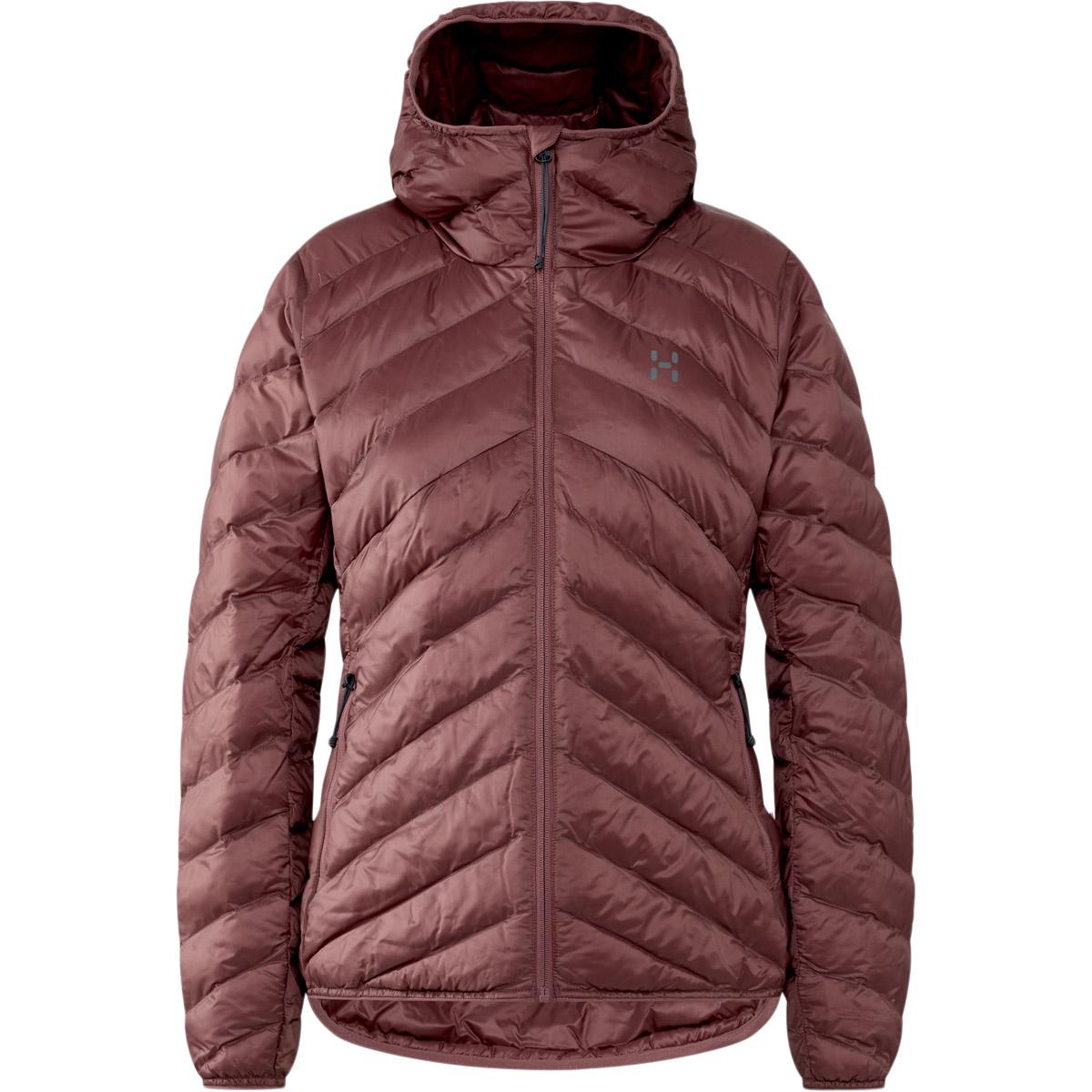 Haglöfs Särna Mimic II Hood Dunjakke Dame Misty Mauve