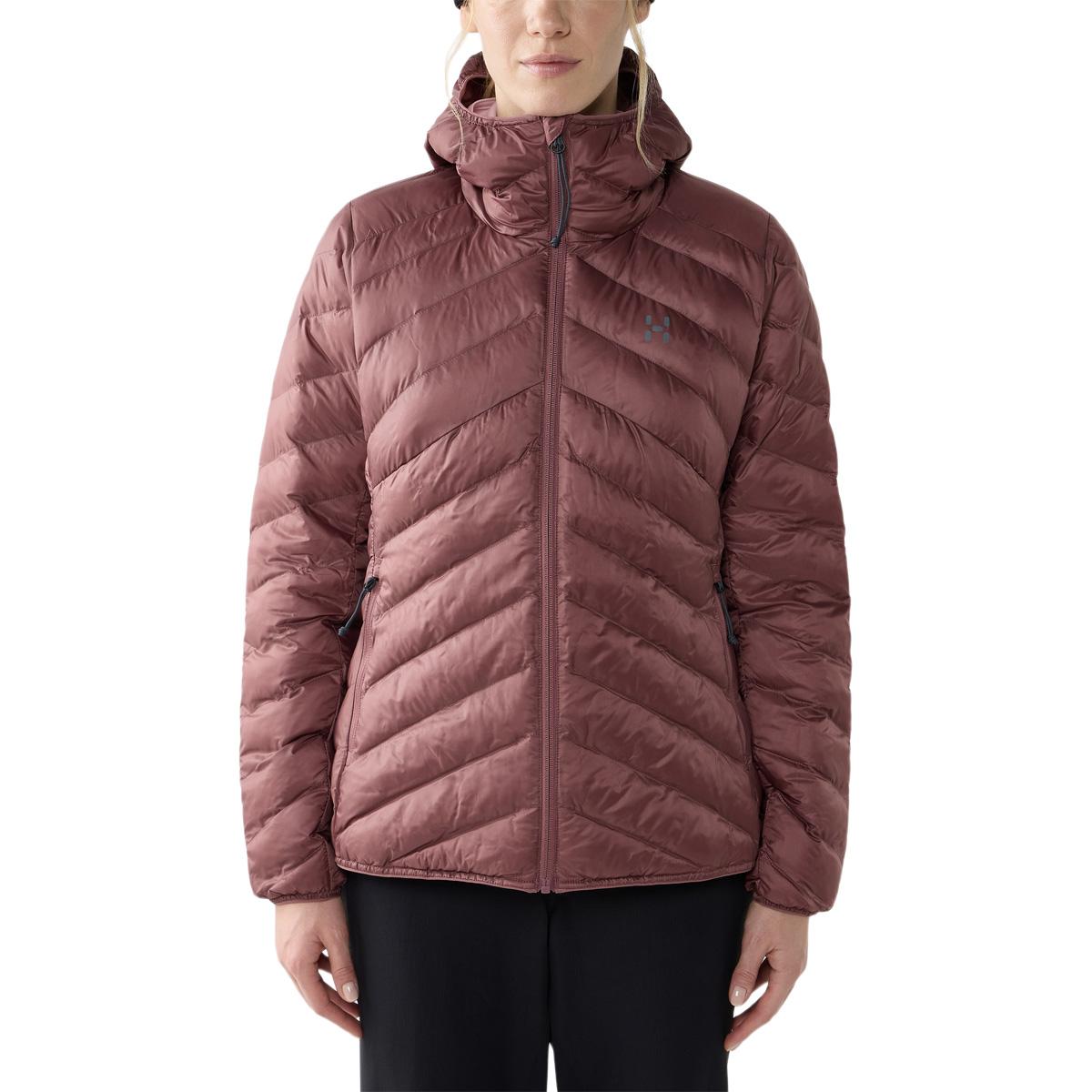 Haglöfs Särna Mimic II Hood Dunjakke Dame Misty Mauve
