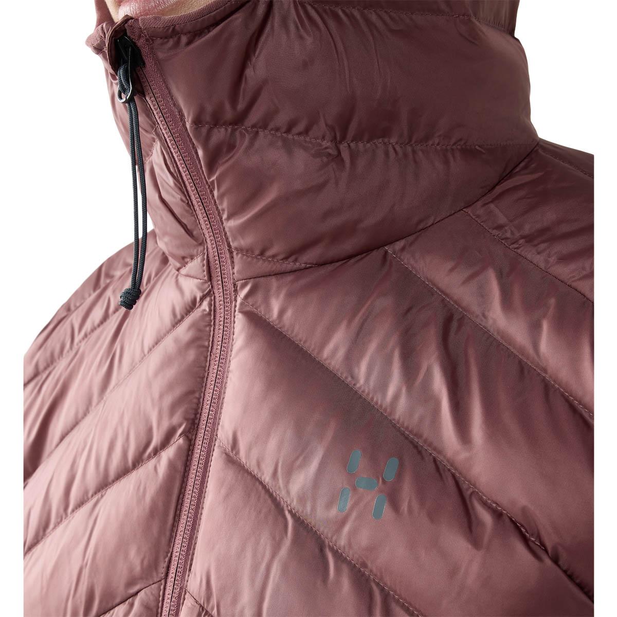 Haglöfs Särna Mimic II Hood Dunjakke Dame Misty Mauve