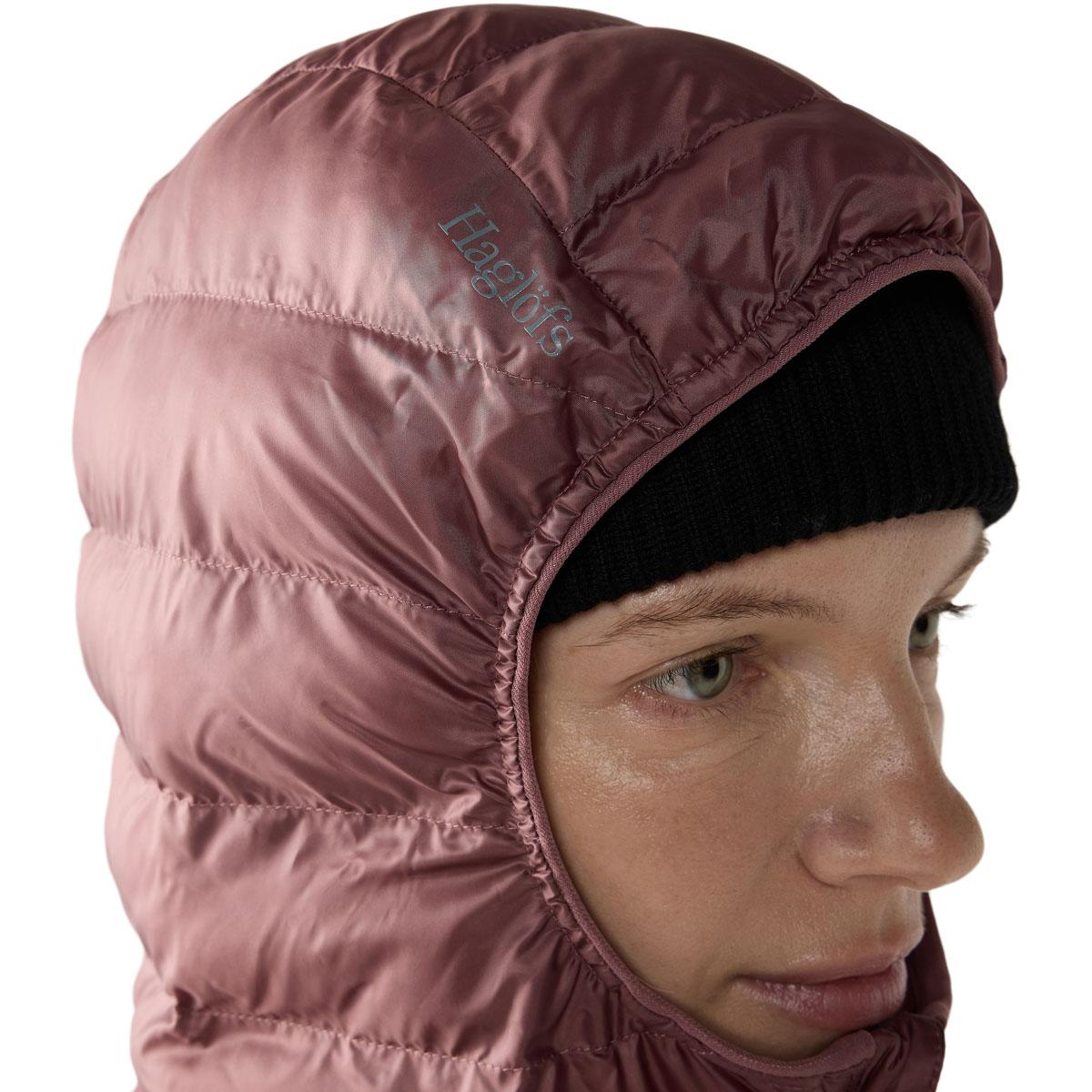 Haglöfs Särna Mimic II Hood Dunjakke Dame Misty Mauve