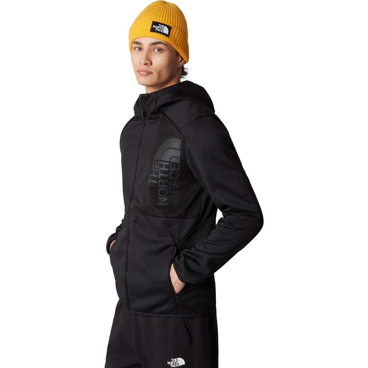 The North Face Merak Hood Fleecejakke Herre TNF Black-TNF Black-NPF