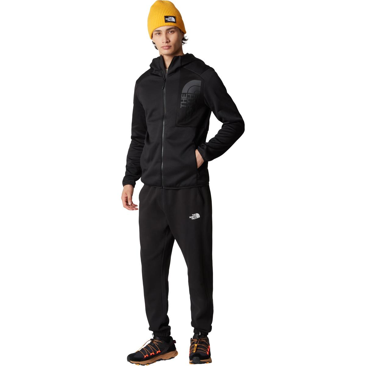 The North Face Merak Hood Fleecejakke Herre TNF Black-TNF Black-NPF